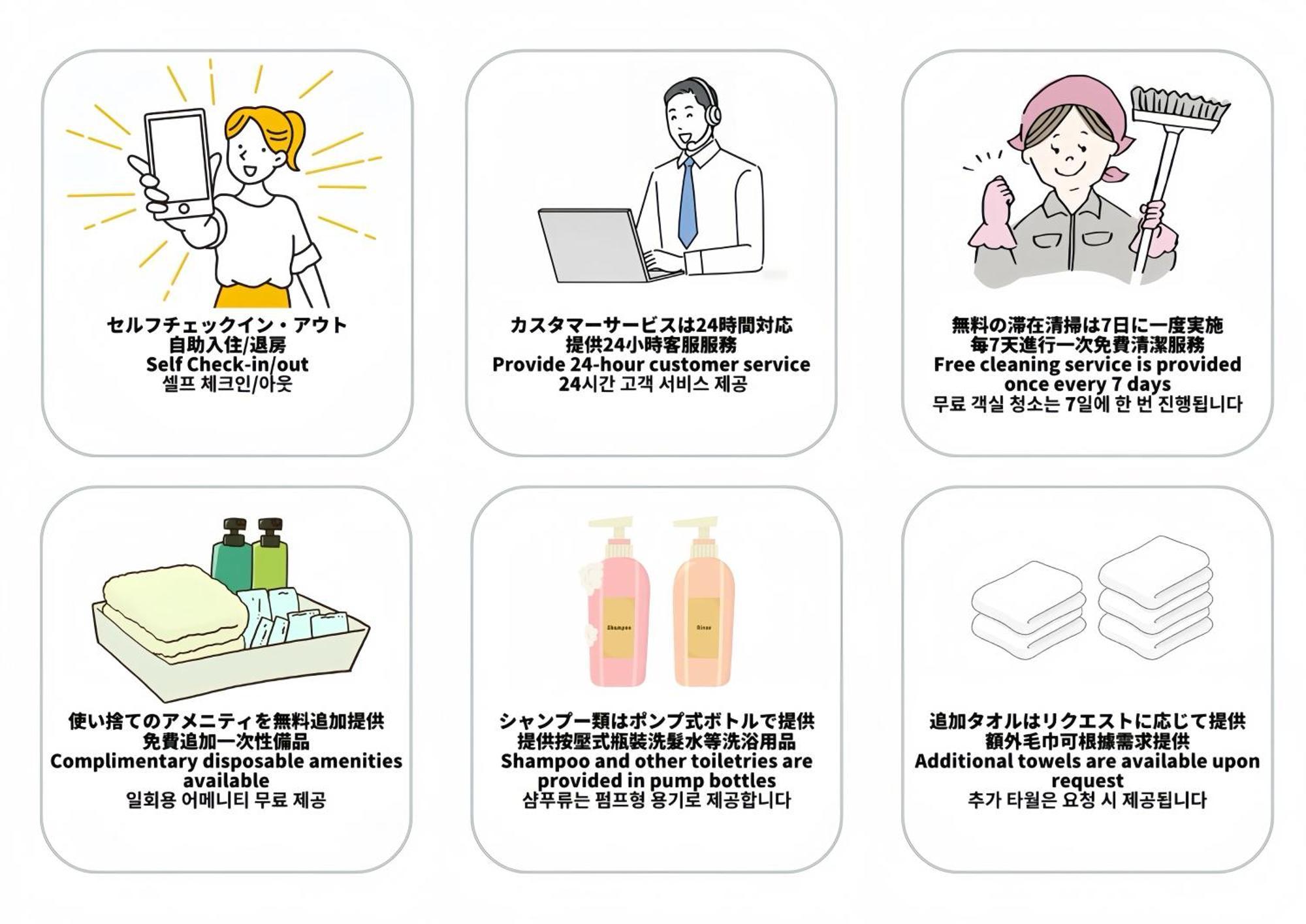 大阪H2H Dotonbori公寓 外观 照片